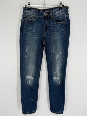 Judy Blue Distressed Relaxed Fit Jeans Size 5/27